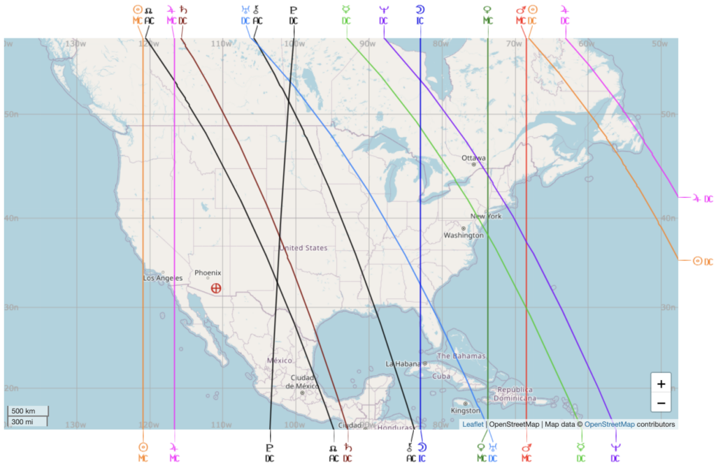 How to Read Your Astrocartography Chart Showit Blog